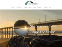 Tablet Screenshot of engagingpresence.com